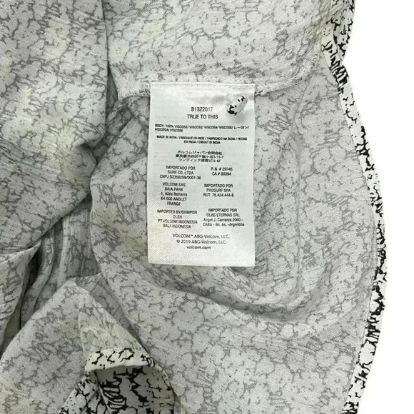 VALCOM BAE BAE DOLL DRESS Size XS Black and White NWOT - Picture 11 of 12